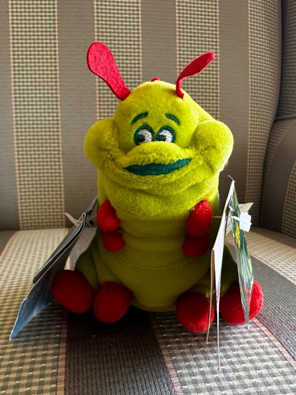 NWT Heimlich Bean Bag - Disney / Pixar A Bug's Life - Working Sound